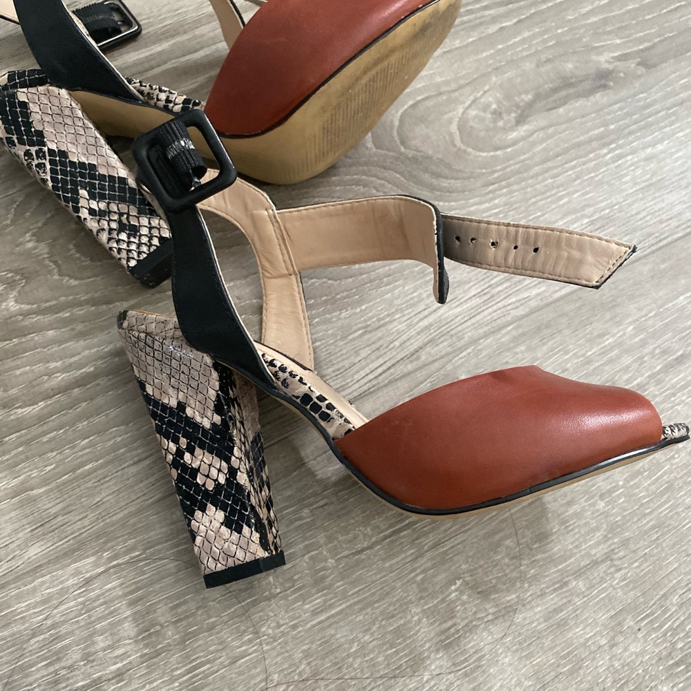 Size 6 Shoemint Heels-real leather